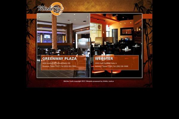 Total theme site design template sample