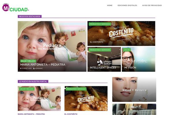 WP-MediaMag theme site design template sample