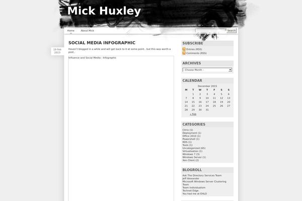 mickhuxley.com site used Jonk