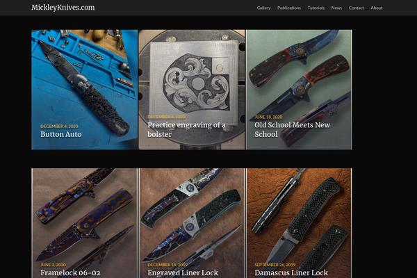 mickleyknives.com site used ImageGridly