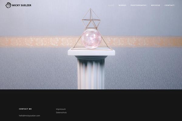 Silverscreen theme site design template sample