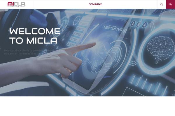 Wilmer-child theme site design template sample