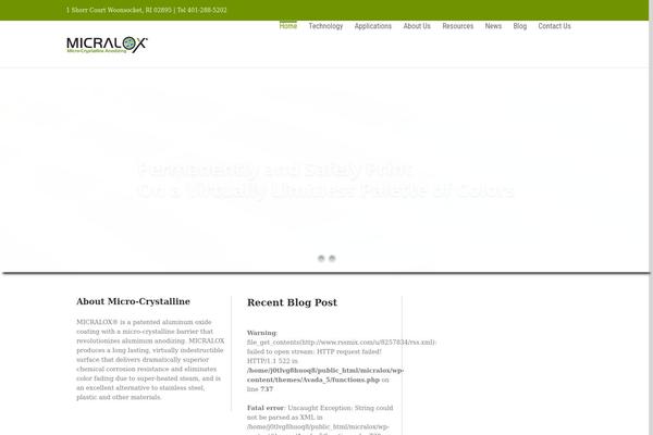 micralox.com site used Avada_5