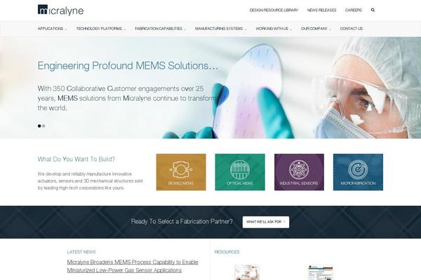 micralyne.com site used Micralyne