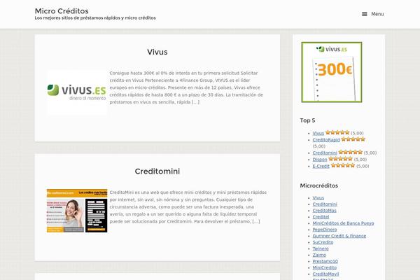 Influence theme site design template sample