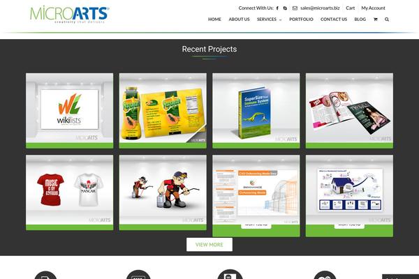 Site using Blog Designer plugin