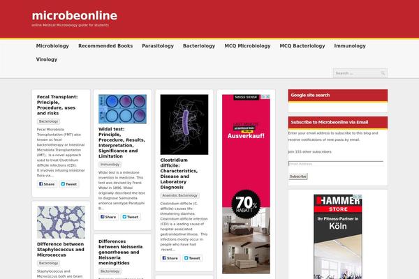 microbeonline.com site used Acabado