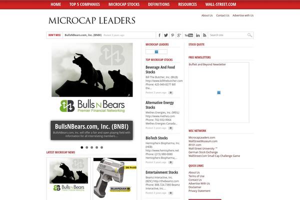 Max Mag theme site design template sample