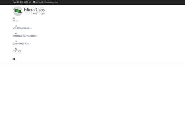 The7 Child theme site design template sample
