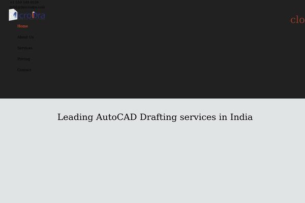 Zephyr theme site design template sample