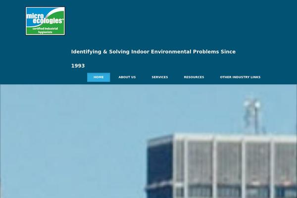 Micro theme site design template sample