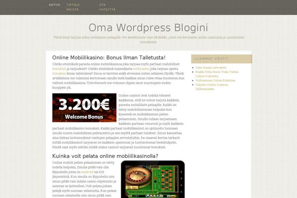 Fabric theme site design template sample
