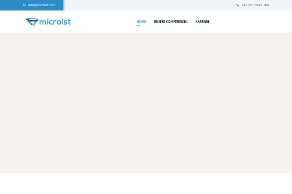 Bizix theme site design template sample