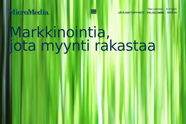 micromedia.fi site used Micromedia