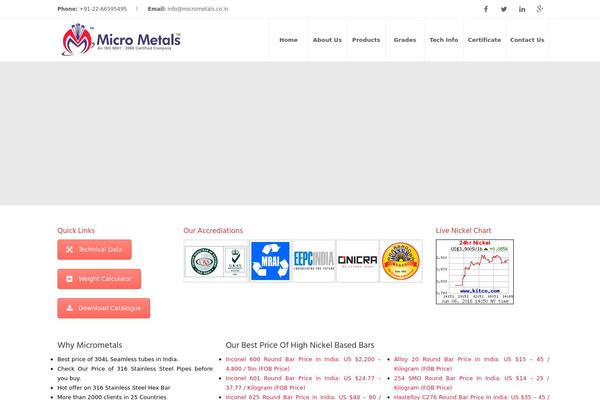 Inspira theme site design template sample