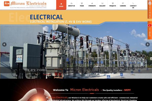 Exception theme site design template sample