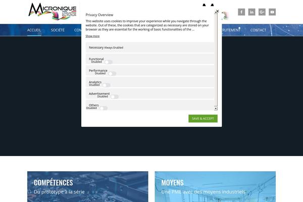 Site using WP Social Sharing plugin