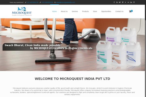Clinico-child theme site design template sample