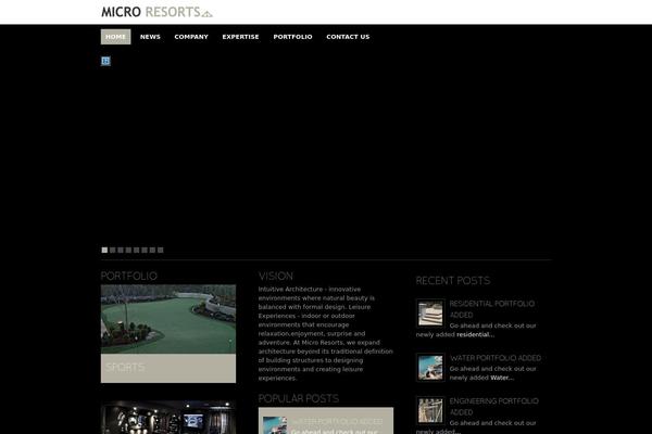 Jing theme site design template sample