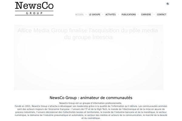 Rocco theme site design template sample