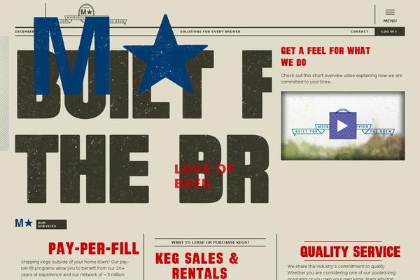 microstarkegs.com site used Mx-theme