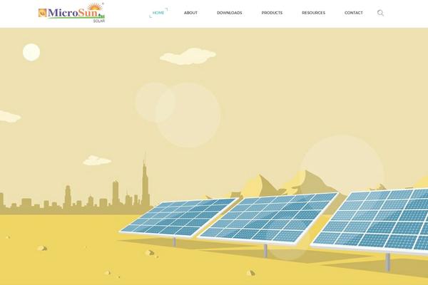 Total theme site design template sample
