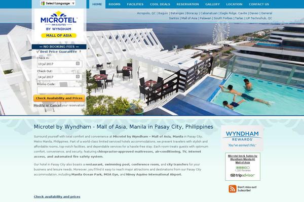 microtel-manila.com site used Wp_one_theme
