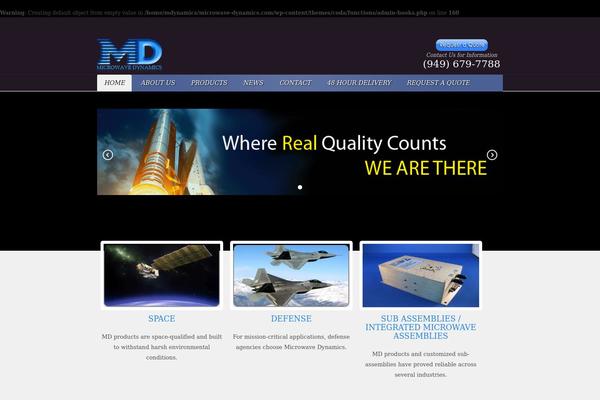 microwave-dynamics.com site used Coda