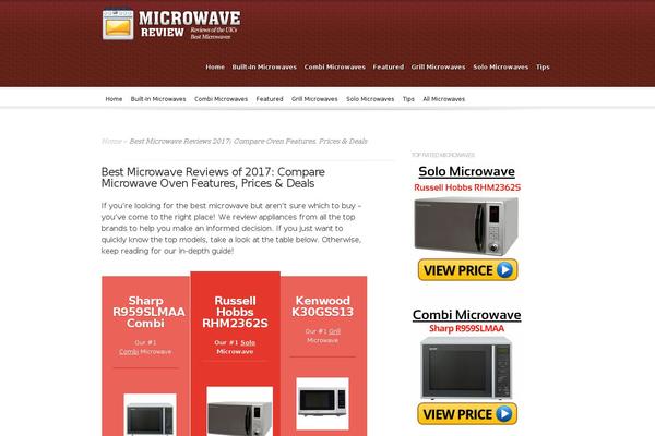 InReview theme site design template sample