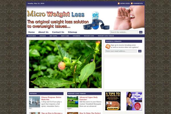 Site using Category Posts Widget plugin