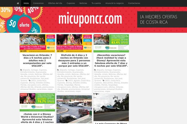 PR News theme site design template sample
