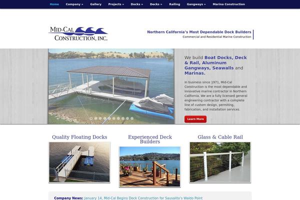 Skeleton theme site design template sample