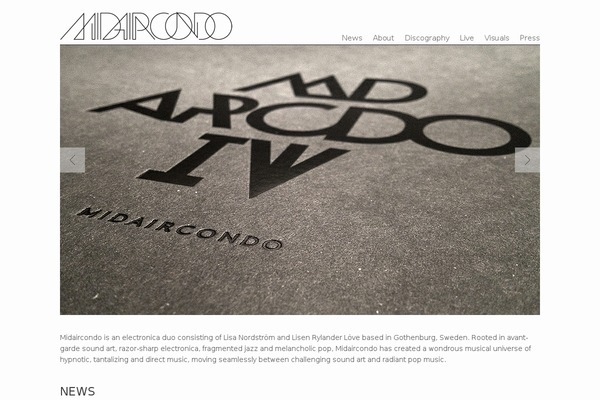 Site using GigPress plugin