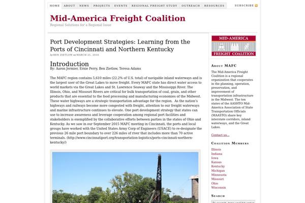 midamericafreight.org site used Thesis 1.7
