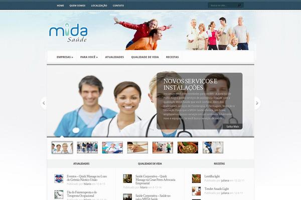Aggregate theme site design template sample