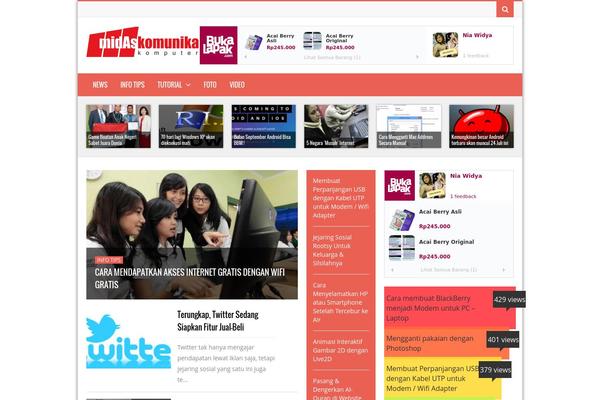 Delipress theme site design template sample