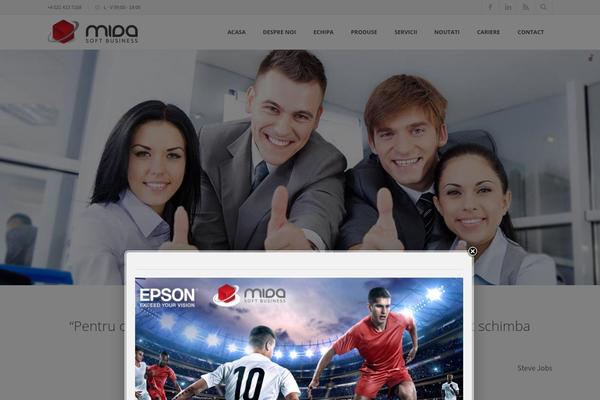 Emulate theme site design template sample