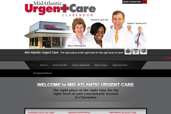 midatlanticurgentcare.com site used Randyjensen-handcrafted-wp-theme-1e622c3