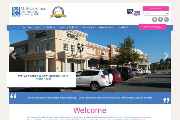 midcarolinaobgyn.com site used Mid-carolina_theme