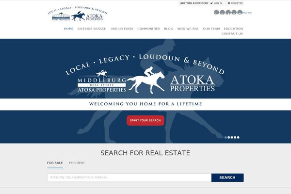 Site using Real Estate Website Builder plugin