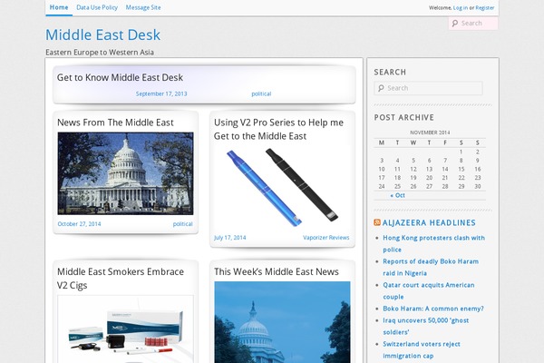 middleeastdesk.org site used Mysense1