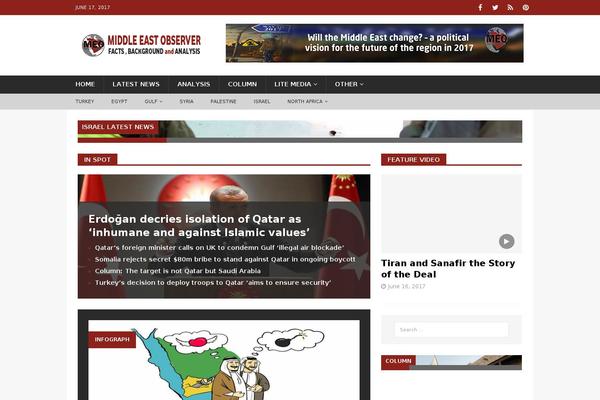 MH Magazine theme site design template sample