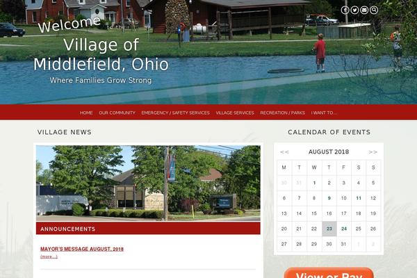 middlefieldohio.com site used Middlefield-village