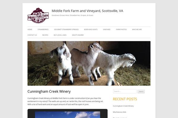 Tiny Forge theme site design template sample