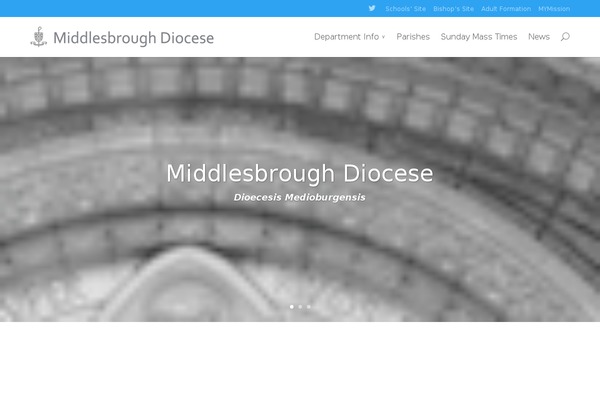 middlesbrough-diocese.org.uk site used Divi
