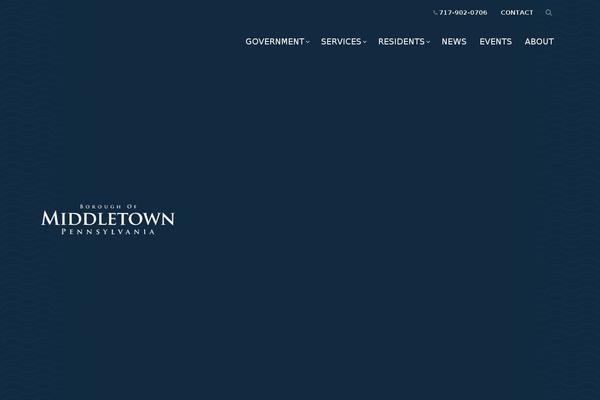 middletownborough.com site used Middletown-theme