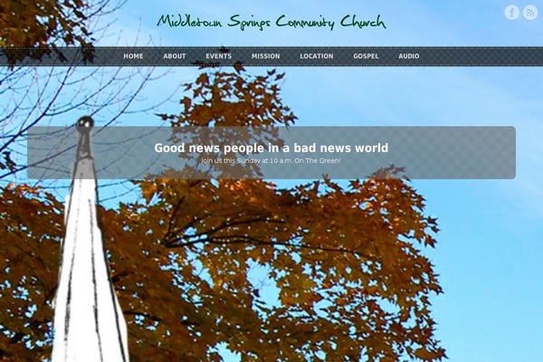 Sunrise theme site design template sample