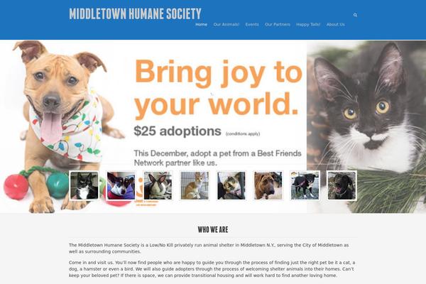Rescue theme site design template sample