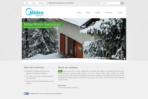 Felis theme site design template sample