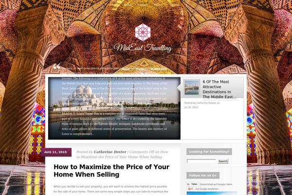 Glow theme site design template sample